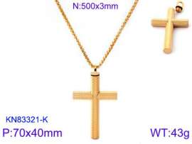 SS Gold-Plating Necklace