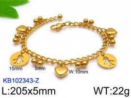 Stainless Steel Gold-plating Bracelet