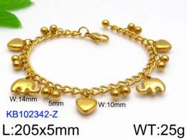 Stainless Steel Gold-plating Bracelet