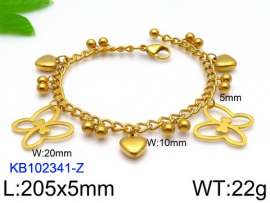 Stainless Steel Gold-plating Bracelet