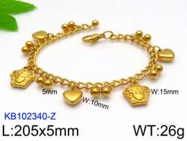 Stainless Steel Gold-plating Bracelet