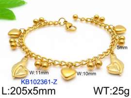 Stainless Steel Gold-plating Bracelet