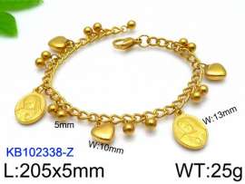 Stainless Steel Gold-plating Bracelet