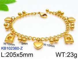 Stainless Steel Gold-plating Bracelet