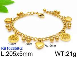 Stainless Steel Gold-plating Bracelet