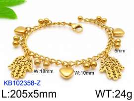 Stainless Steel Gold-plating Bracelet