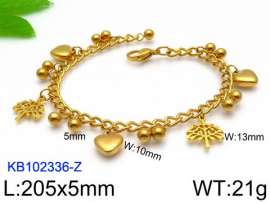 Stainless Steel Gold-plating Bracelet