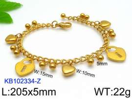 Stainless Steel Gold-plating Bracelet