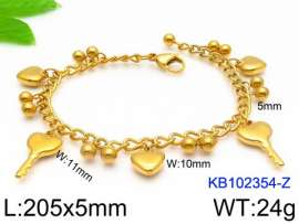 Stainless Steel Gold-plating Bracelet