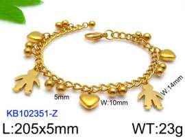 Stainless Steel Gold-plating Bracelet