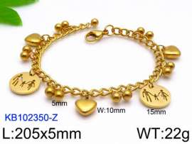 Stainless Steel Gold-plating Bracelet