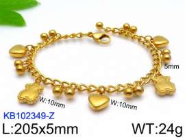 Stainless Steel Gold-plating Bracelet