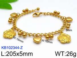 Stainless Steel Gold-plating Bracelet