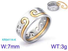 Stainless Steel Gold-plating Ring