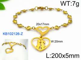 Stainless Steel Gold-plating Bracelet