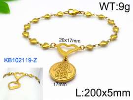 Stainless Steel Gold-plating Bracelet