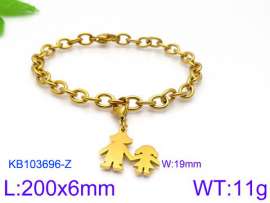 Stainless Steel Gold-plating Bracelet