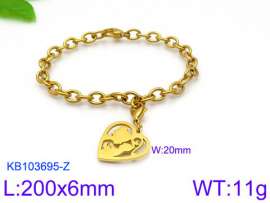 Stainless Steel Gold-plating Bracelet