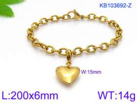 Stainless Steel Gold-plating Bracelet