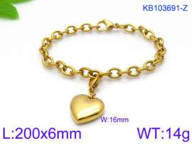 Stainless Steel Gold-plating Bracelet