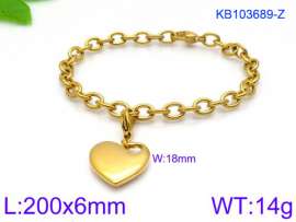 Stainless Steel Gold-plating Bracelet