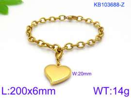 Stainless Steel Gold-plating Bracelet