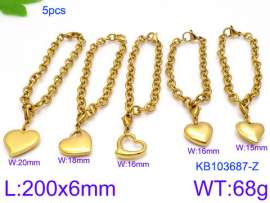 Stainless Steel Gold-plating Bracelet