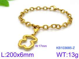 Stainless Steel Gold-plating Bracelet