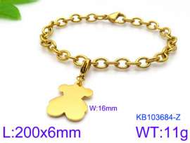 Stainless Steel Gold-plating Bracelet