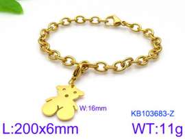 Stainless Steel Gold-plating Bracelet