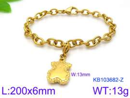 Stainless Steel Gold-plating Bracelet