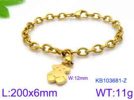 Stainless Steel Gold-plating Bracelet