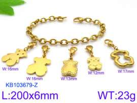 Stainless Steel Gold-plating Bracelet