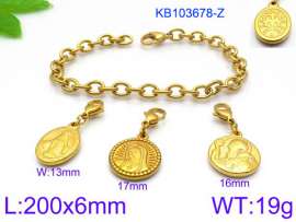 Stainless Steel Gold-plating Bracelet