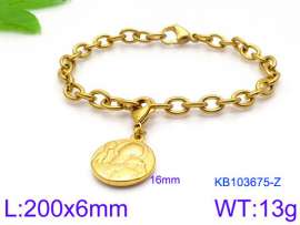 Stainless Steel Gold-plating Bracelet