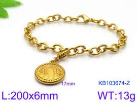 Stainless Steel Gold-plating Bracelet