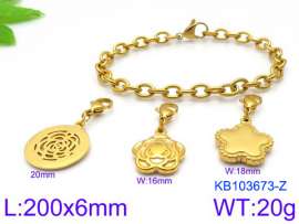 Stainless Steel Gold-plating Bracelet