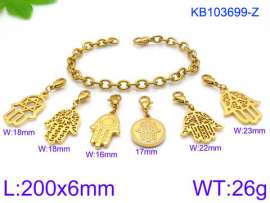 Stainless Steel Gold-plating Bracelet