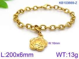 Stainless Steel Gold-plating Bracelet