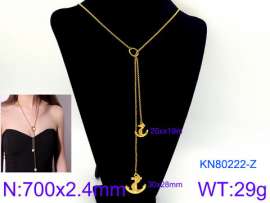 SS Gold-Plating Necklace