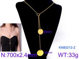 SS Gold-Plating Necklace