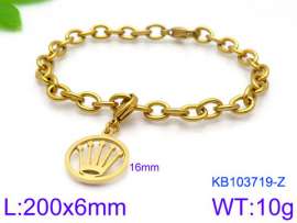 Stainless Steel Gold-plating Bracelet