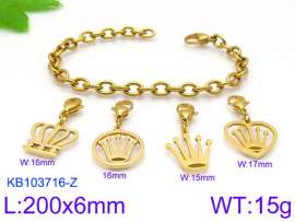 Stainless Steel Gold-plating Bracelet