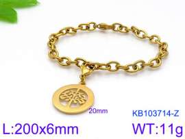 Stainless Steel Gold-plating Bracelet