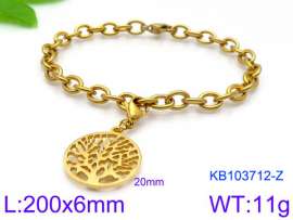 Stainless Steel Gold-plating Bracelet