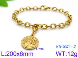 Stainless Steel Gold-plating Bracelet