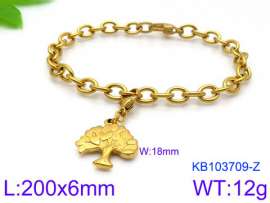 Stainless Steel Gold-plating Bracelet