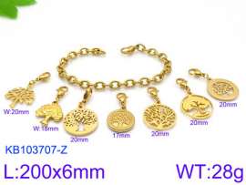 Stainless Steel Gold-plating Bracelet