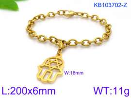 Stainless Steel Gold-plating Bracelet