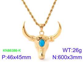 SS Gold-Plating Necklace